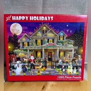 Vermont Christmas Company Happy Holidays Jigsaw Puzzle 1000 Piece